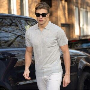 Men's Gray Polo Shirt